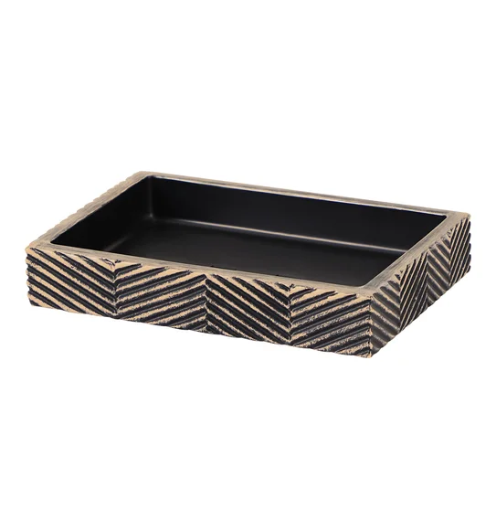 Vibe Soap Dish Polyresin Soap Dish Brown