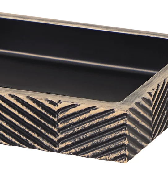 Vibe Soap Dish Polyresin Soap Dish Brown
