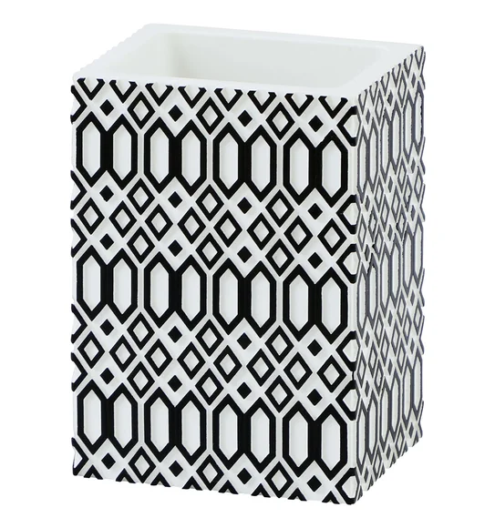 Vibe Tumbler Polyresin Tumbler Black and White