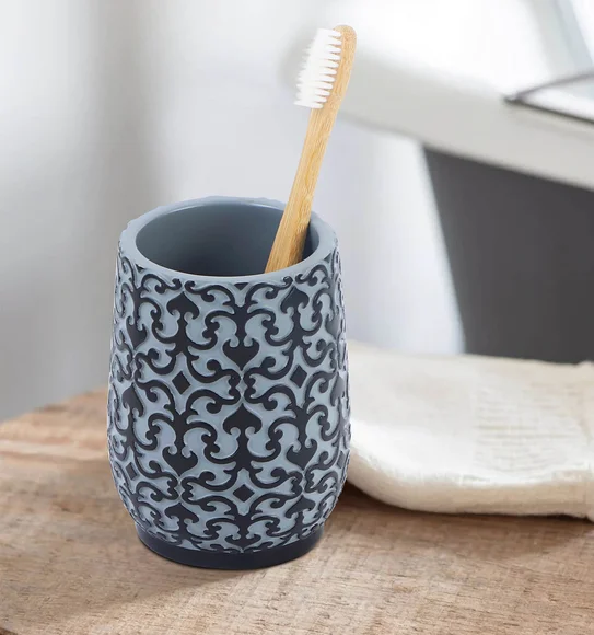 Vibe Tumbler Polyresin Tumbler Grey and Black