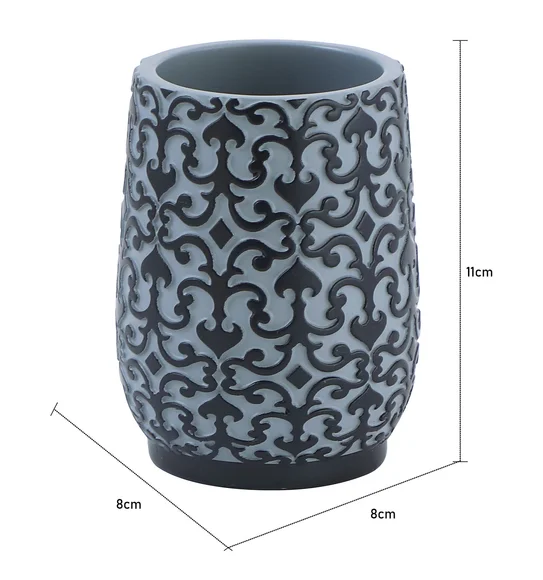 Vibe Tumbler Polyresin Tumbler Grey and Black