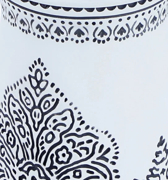 Vibe Tumbler Polyresin Tumbler White and Black