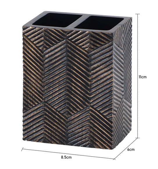 Vibe Tumbler Polyresin Tumbler Brown