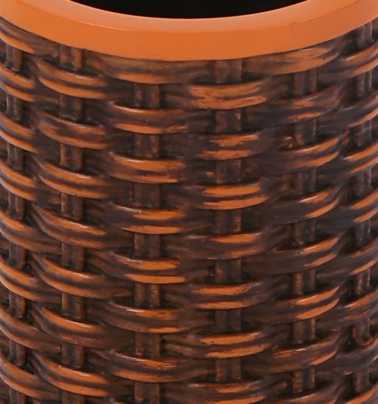 Vibe Tumbler Polyresin Tumbler Brown and Orange