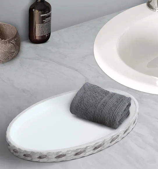 Vibe Tray Polyresin Tray L.Grey