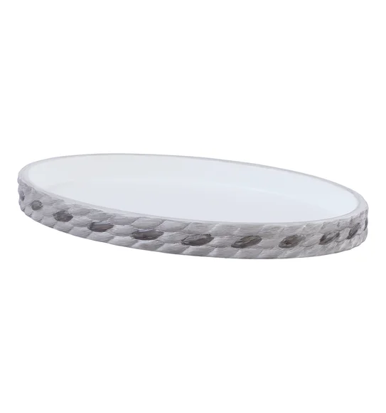 Vibe Tray Polyresin Tray L.Grey