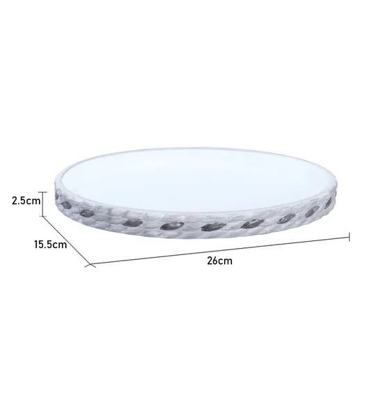 Vibe Tray Polyresin Tray L.Grey