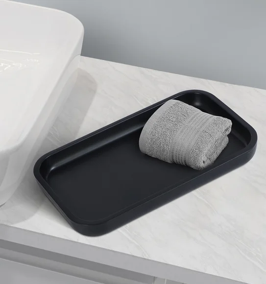 Vibe Tray Polyresin Tray Black