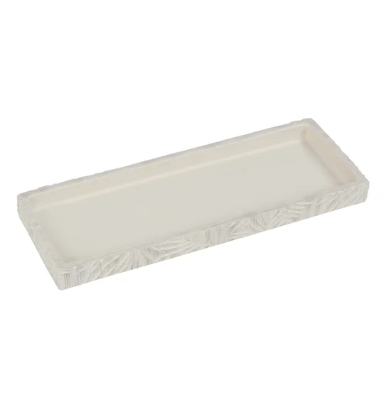 Vibe Tray Polyresin Tray Beige