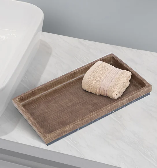 Vibe Tray Polyresin Tray Wood