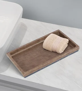 Vibe Tray Polyresin Tray Wood