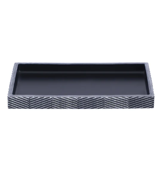 Vibe Tray Polyresin Tray Grey