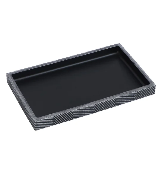 Vibe Tray Polyresin Tray Grey