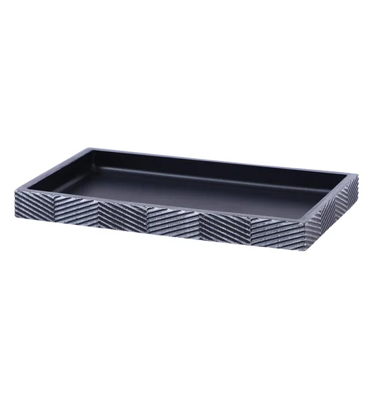 Vibe Tray Polyresin Tray Grey