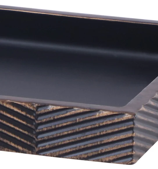 Vibe Tray Polyresin Tray Brown
