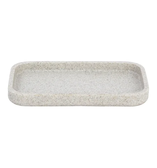 Vibe Tray Polyresin Tray Sandstone