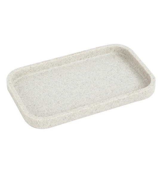 Vibe Tray Polyresin Tray Sandstone
