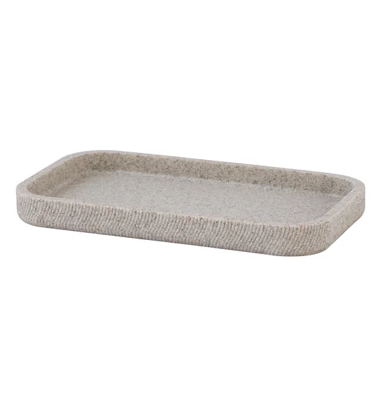 Vibe Tray Polyresin Tray Sandstone