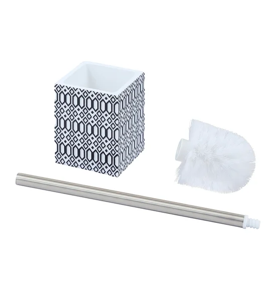 Vibe Toilet Brush Polyresin Toiletbrush holder Black