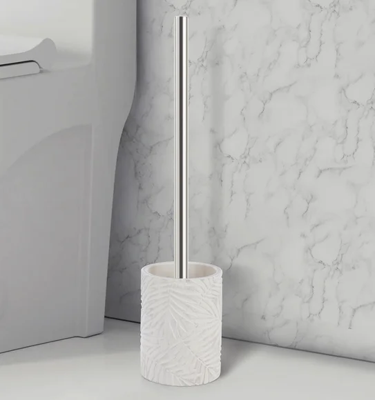Vibe Toilet Brush Polyresin Toiletbrush holder Beige