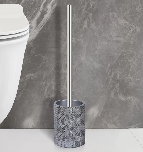 Vibe Toilet Brush Polyresin Toiletbrush holder Taupe