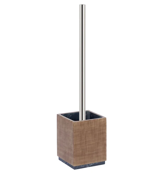 Vibe Toilet Brush Polyresin Toiletbrush holder Wood
