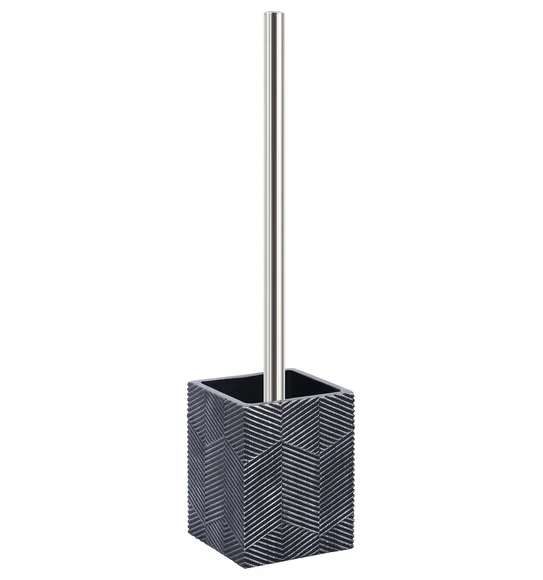 Vibe Toilet Brush Polyresin Toiletbrush holder Grey