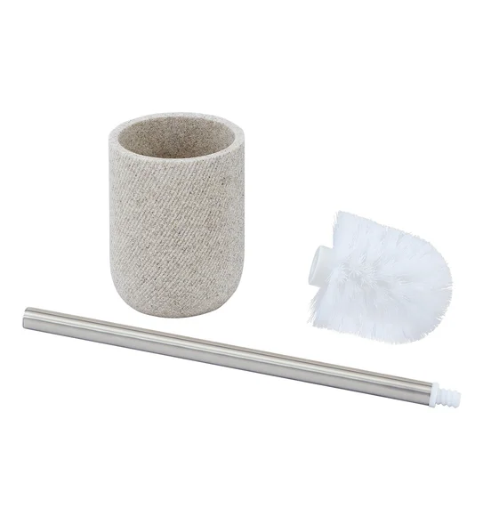 Vibe Toilet Brush Polyresin Toiletbrush holder Sandstone