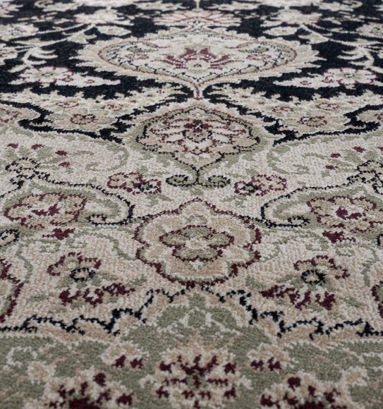 Belluchi Classical Carpet Black and Cream