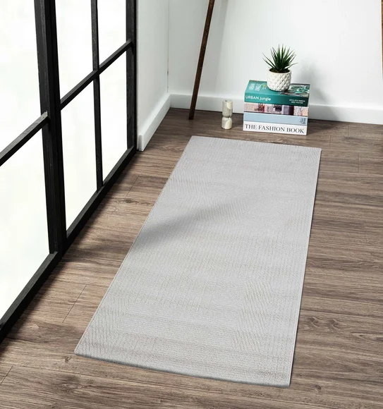 Trentino Abstract Machine Made Runner L Brown