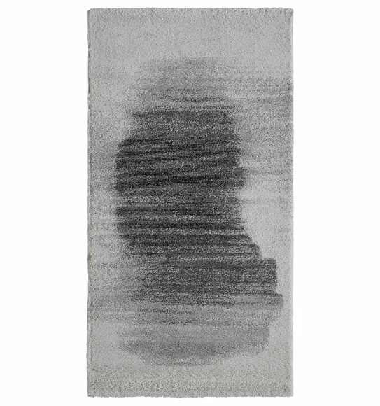 Softness Modern Abstract Runner Beige and Charcoal