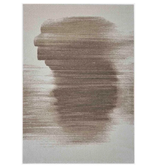Softness Modern Abstract Runner Beige Brown