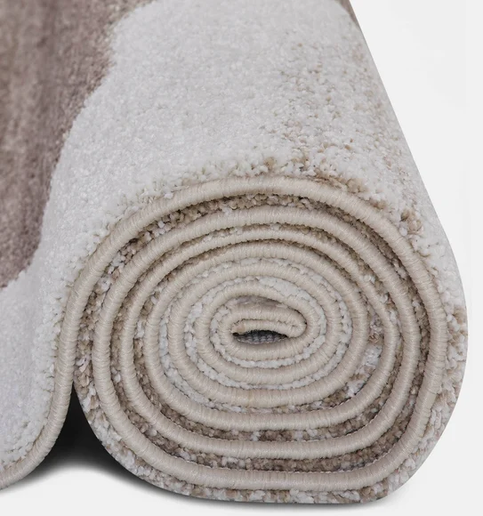 Softness Modern Abstract Runner Beige Brown