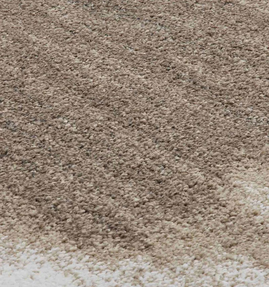 Softness Modern Abstract Runner Beige Brown
