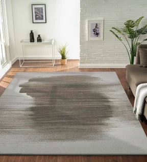 Softness Modern Abstract Runner Beige Brown