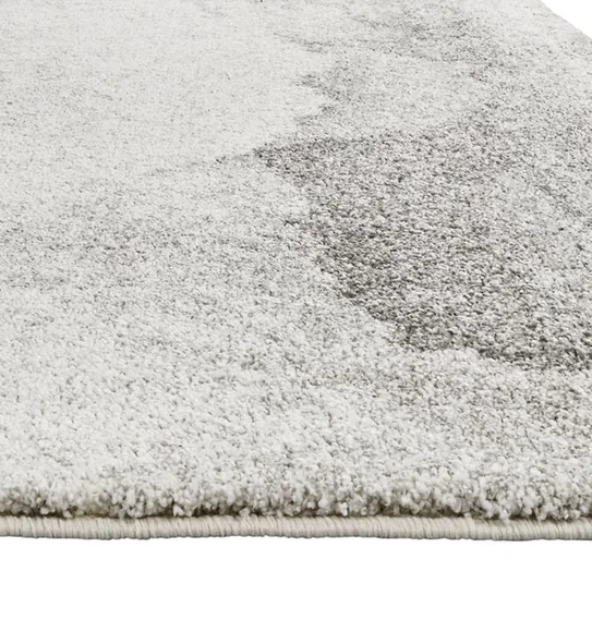 Softness Modern Abstract Runner Grey
