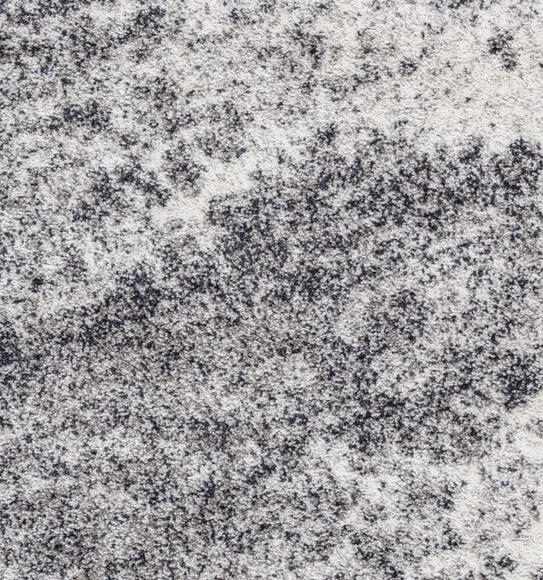 Softness Modern Abstract Runner Charcoal and Beige
