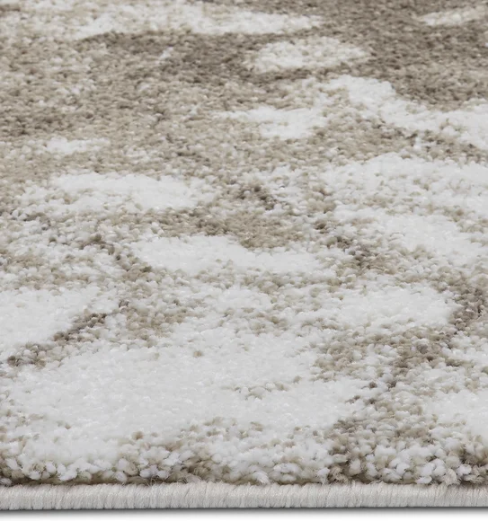 Softness Modern Abstract Runner L.Brown and L.Beige