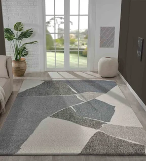 Softness Modern Abstract Runner Beige