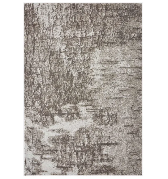 Softness Modern Abstract Carpet L.Brown