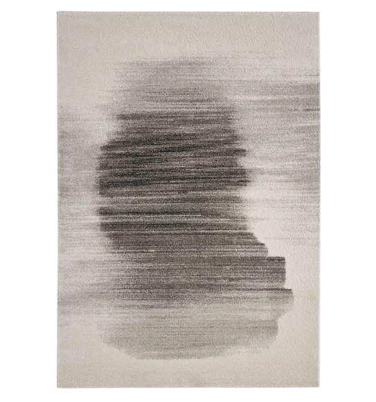Softness Modern Abstract Carpet Beige and Charcoal