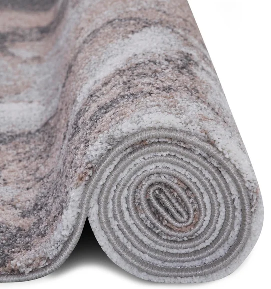 Softness Modern Abstract Carpet Rust