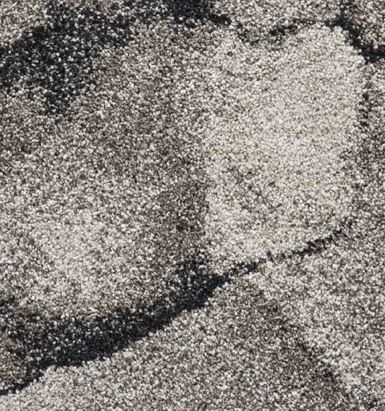 Softness Modern Carpet Charcoal and Beige