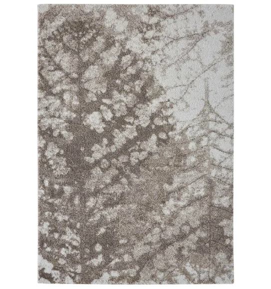 Softness Modern Abstract Carpet L.Brown and L.Beige
