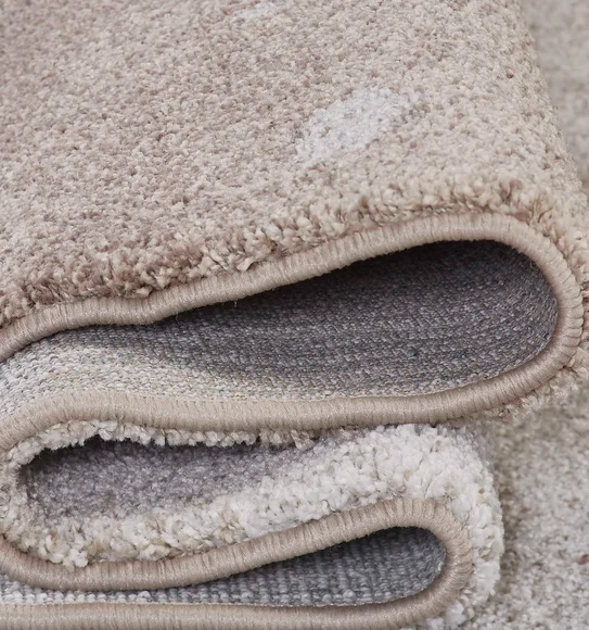 Softness Modern Abstract Carpet Beige and L.Brown
