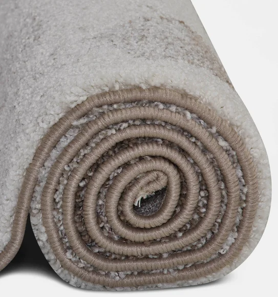 Softness Modern Abstract Carpet Beige and L.Brown