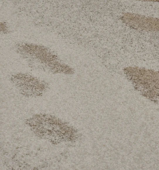 Softness Modern Abstract Carpet Beige and L.Brown