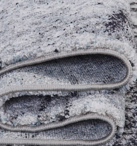 Softness Modern Abstract Carpet Charcoal and Cream