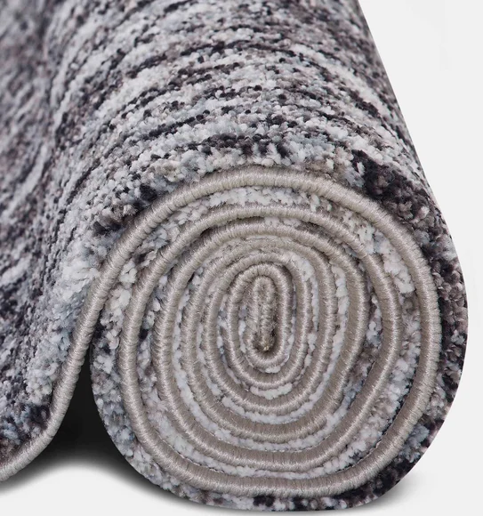 Softness Modern Abstract Carpet Charcoal and Cream