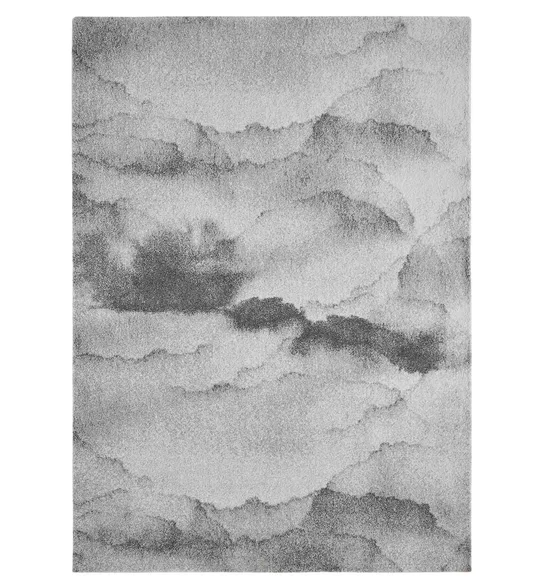Softness Modern Abstract Carpet Grey